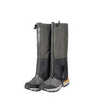 XL Waterproof Hiking Gaiters Army Green  Lightweight Adjustable Snow Leg Gaiters for Mountain Climbing