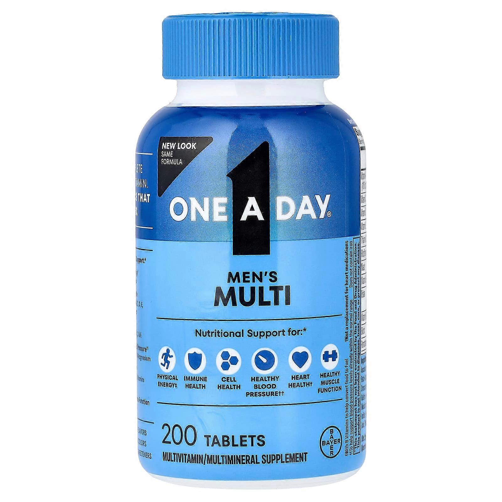 One-A-Day, Men's Complete Multivitamin, 200 Tablets