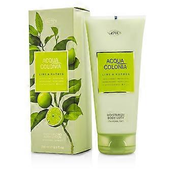 4711 Acqua Colonia Lime & Nutmeg Moisturizing Body Lotion  200ml/6.8oz