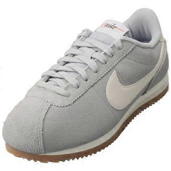 Nike Cortez Womens Fashion Trainers in Smoke Grey