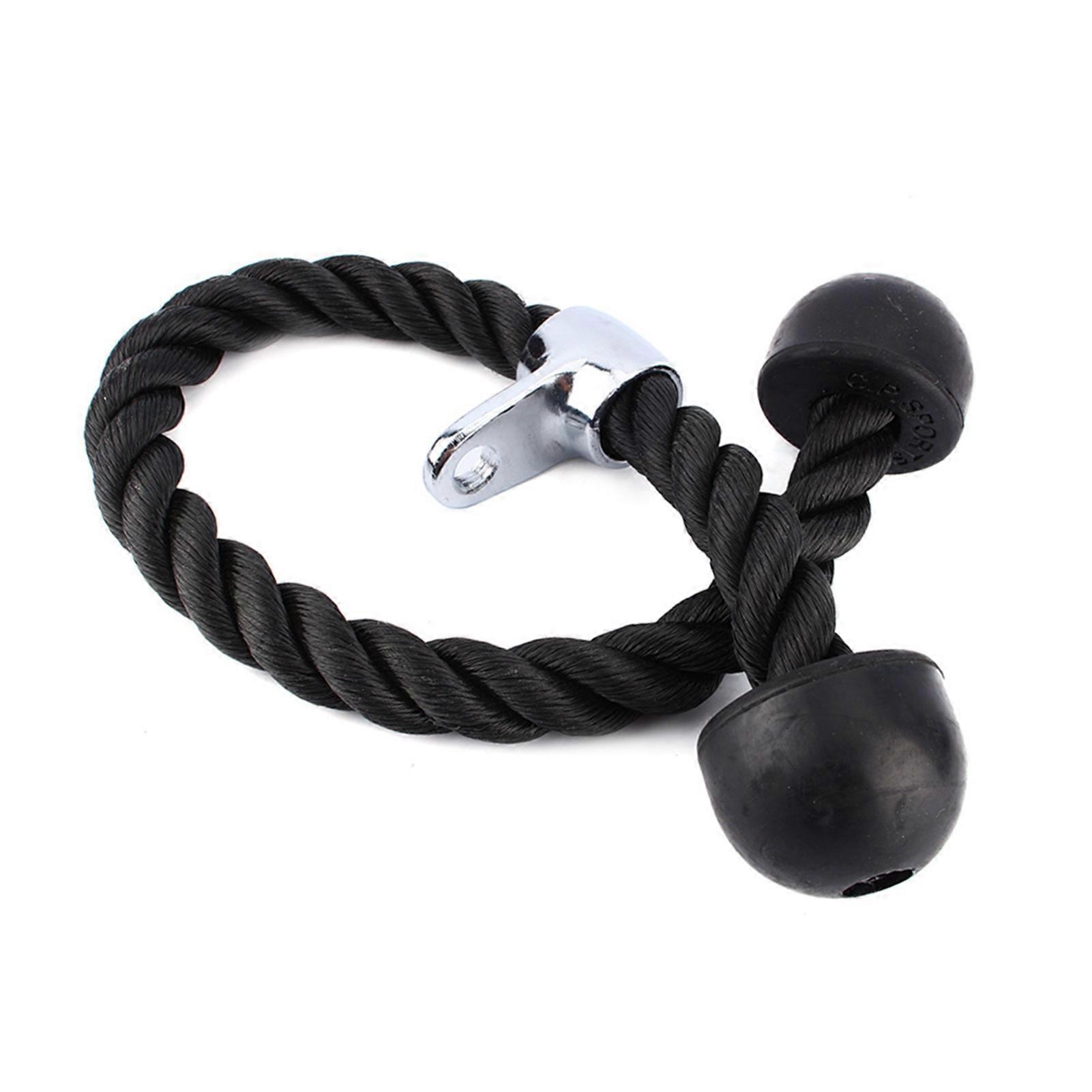 Tricep Rope Pull Press Down Push Pull Cord Multi Gym Lat Bar Cable Attachment