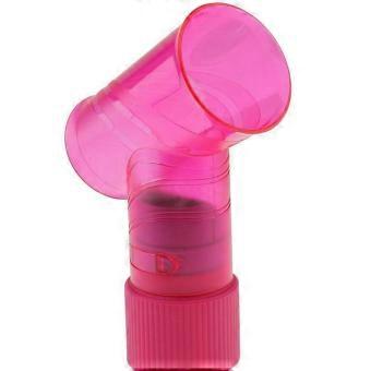Bonnet Hair Dryer Diffuser Cap for Curly Hair with Even Curl Diffusion and Adjustable Fit (Pink)