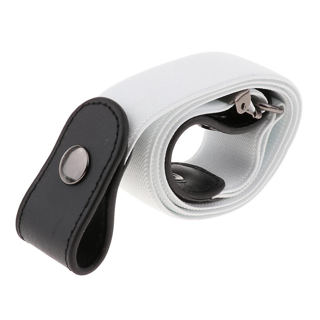 Ceinture extensible sans boucle blanche