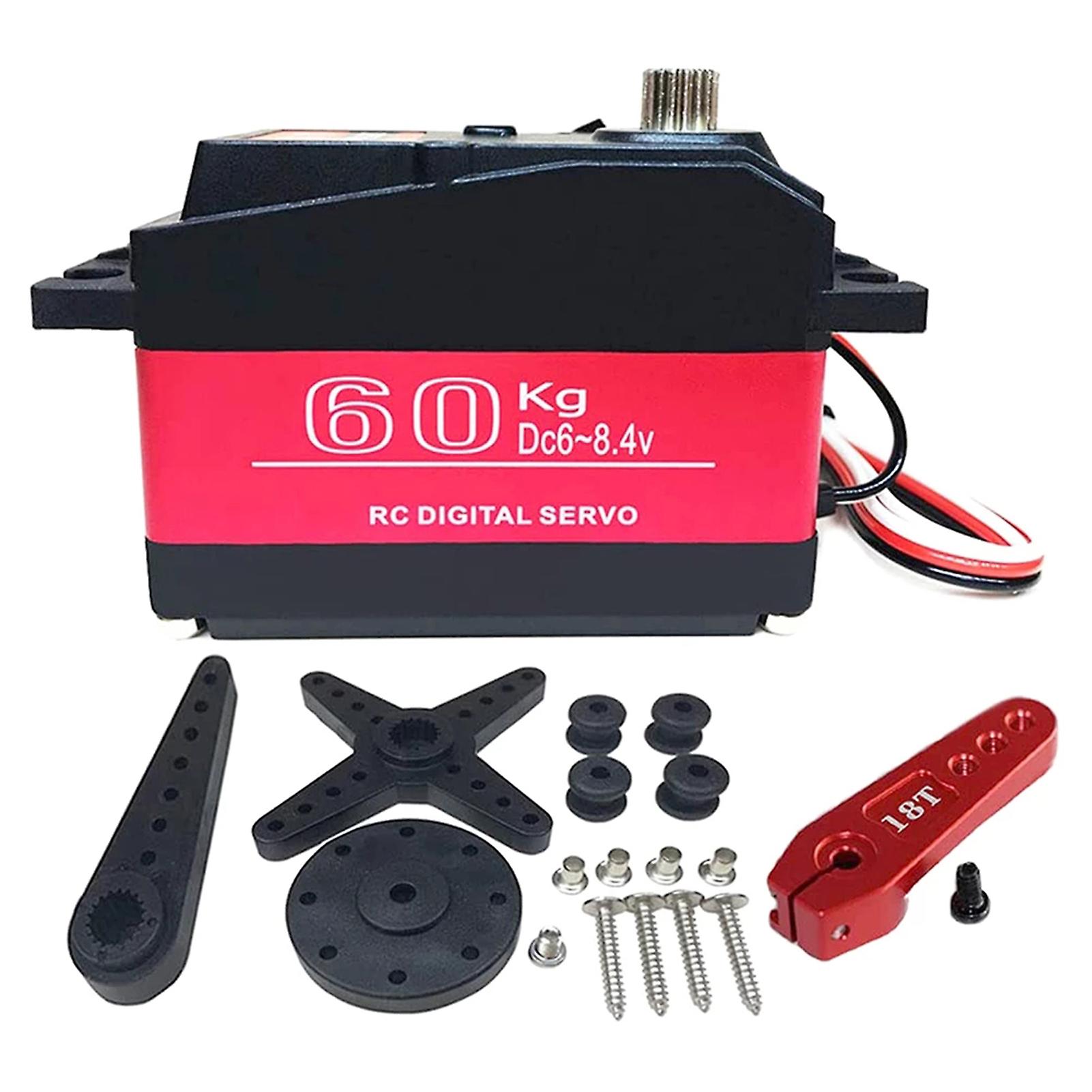 60kg Digital Servo Metal Gear Servo Large Torque Waterproof