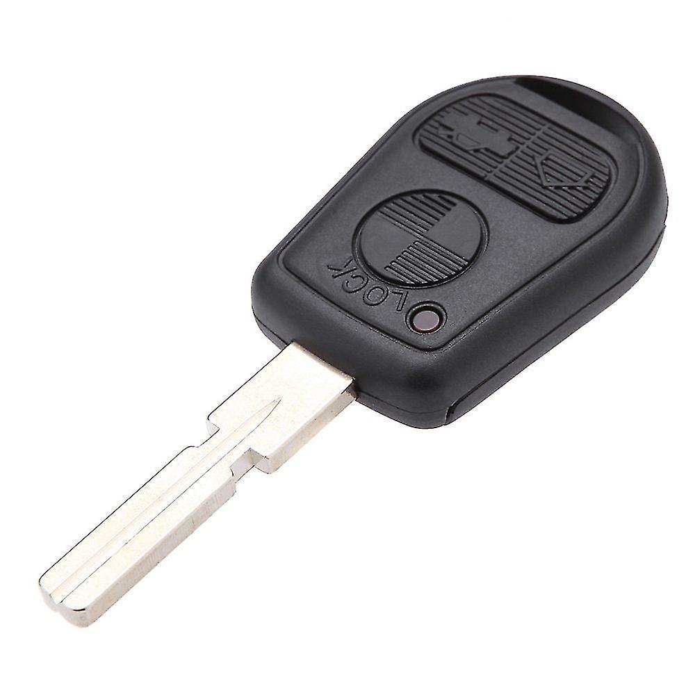 Uncut Replacement 3 Button Car Remote Key Keyless Shell Case For E31 E32 E34 E36 E38 E39 E46 Z3