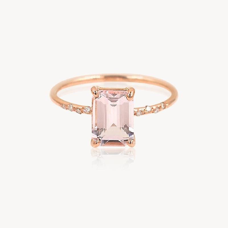 Pxcl Women's Classic Vintage Zircon Ring Solid Color Gorgeous Gemstone Ring