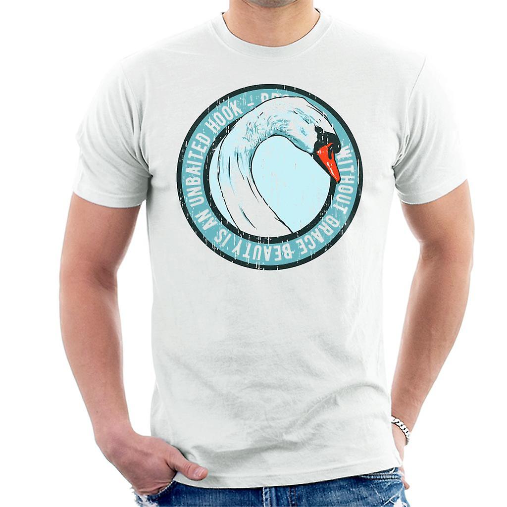Grazia e bellezza maschile t-shirt del cigno