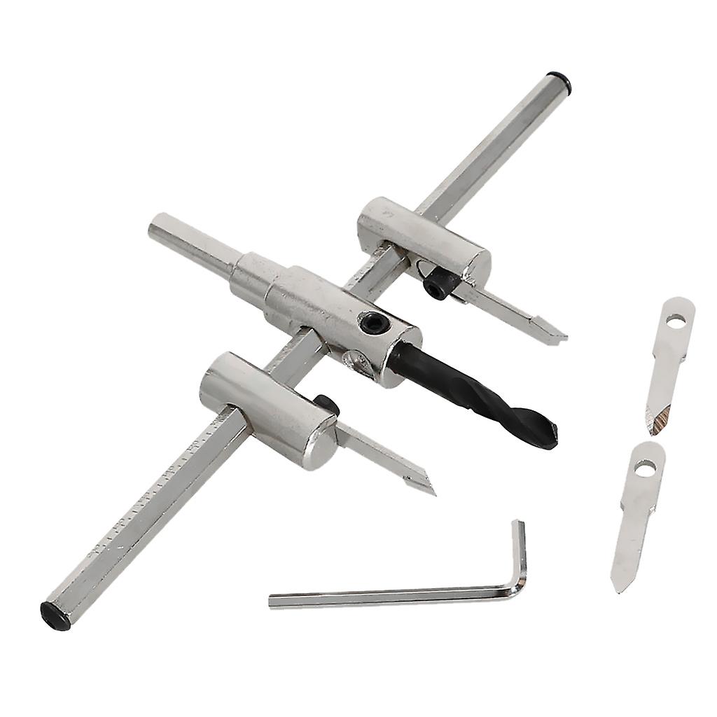 Adjustable Metal Wood Circle Cutter  Drill Bit Tools 225mm White