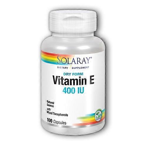 Solaray Dry From Vitamin E,400 IU ,100 Caps (Pack of 1)