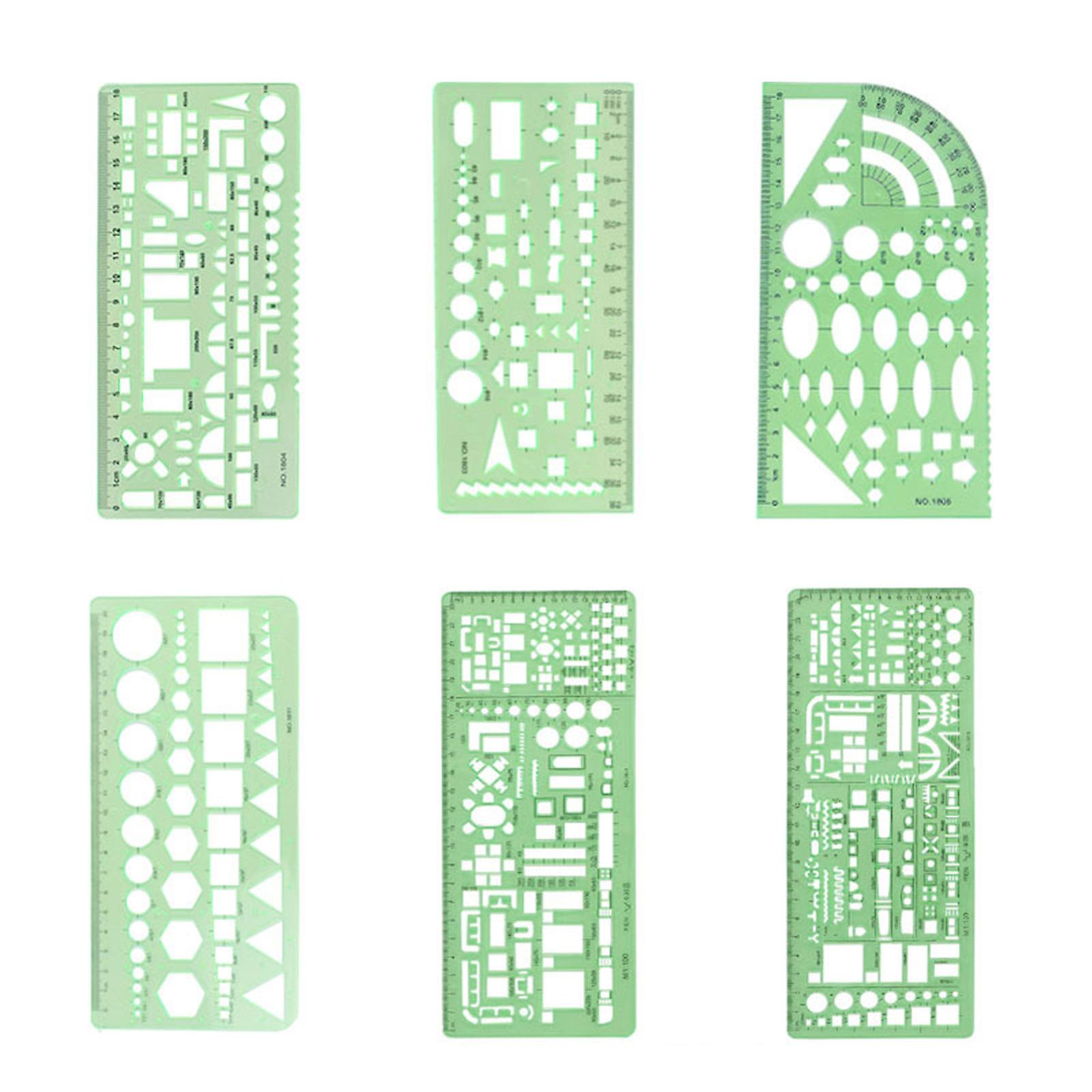 Plastic Measuring Templates Ruler Building Formwork Stencils For Architecture