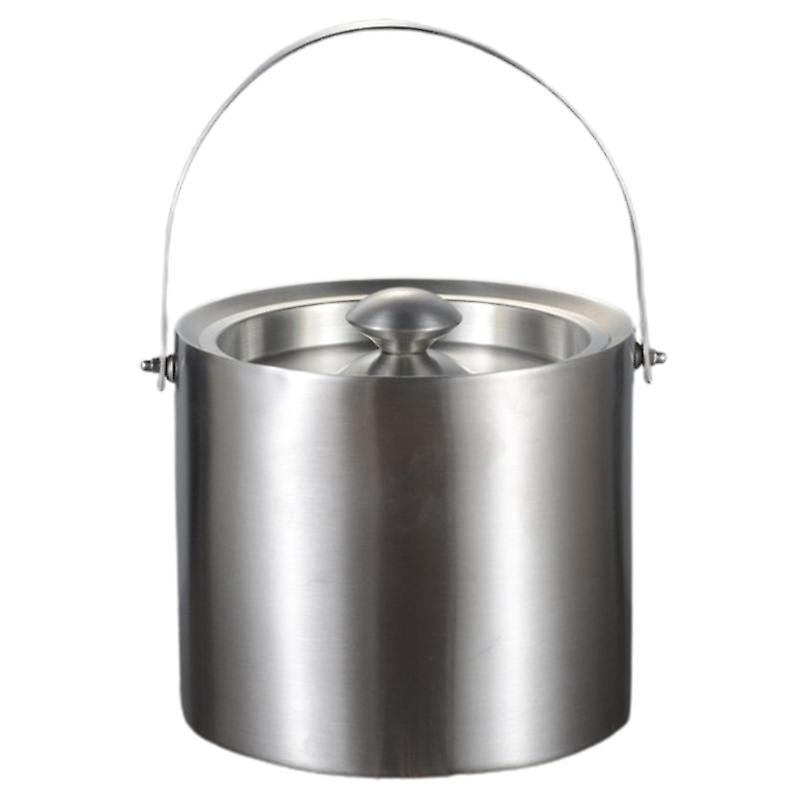2L/3L Ice Bucket Temperature Resistant Thickened Smooth Surface Ice Cube Container Bucket with Lid f
