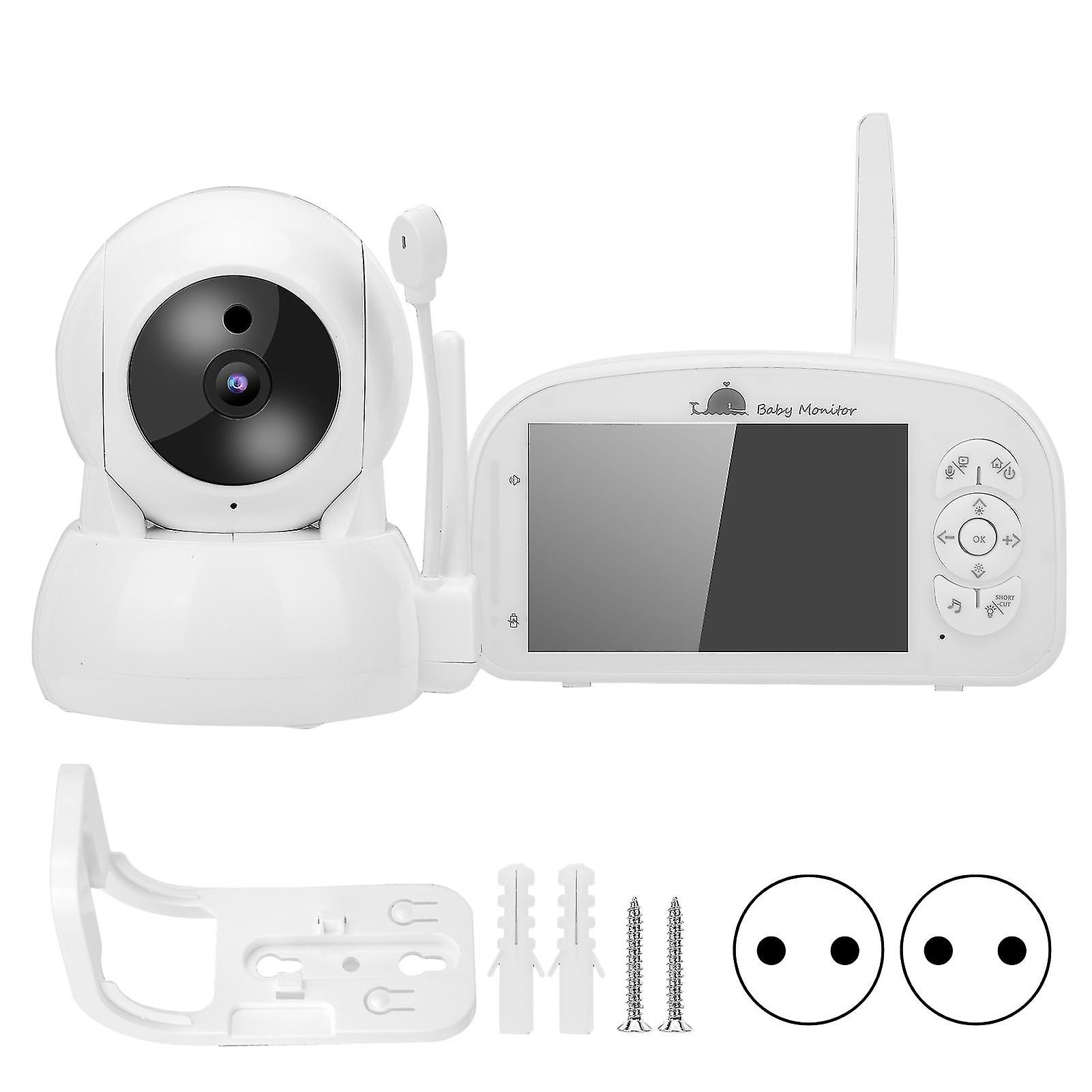 5In Tft Display Baby Monitor 1080p Ptz Camera Music Night Vision Temperature Detect 2 Way O 100240veu Plug