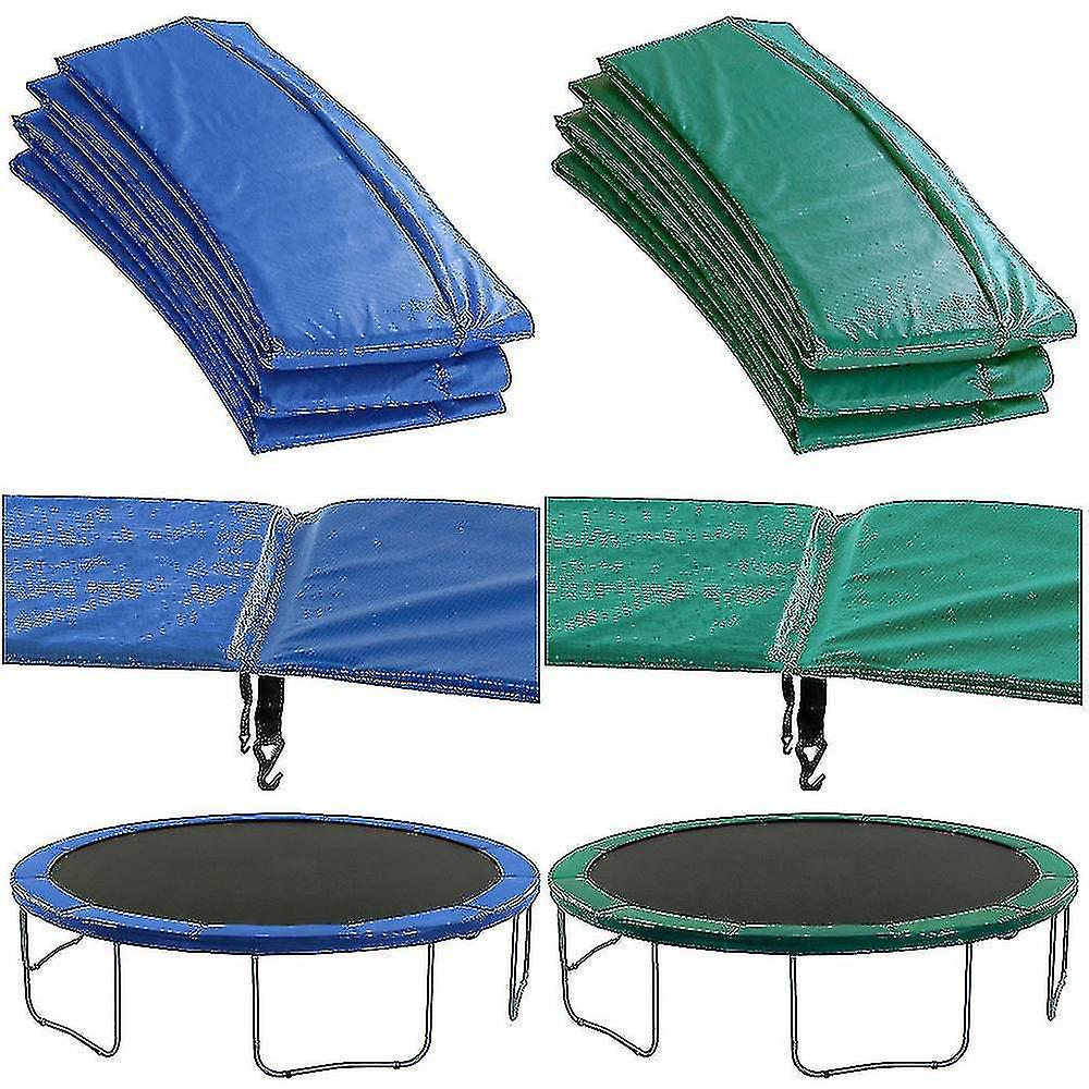 Premium Trampoline Replacement Safety Pad (spring Cover) | Green Or Blue Padding