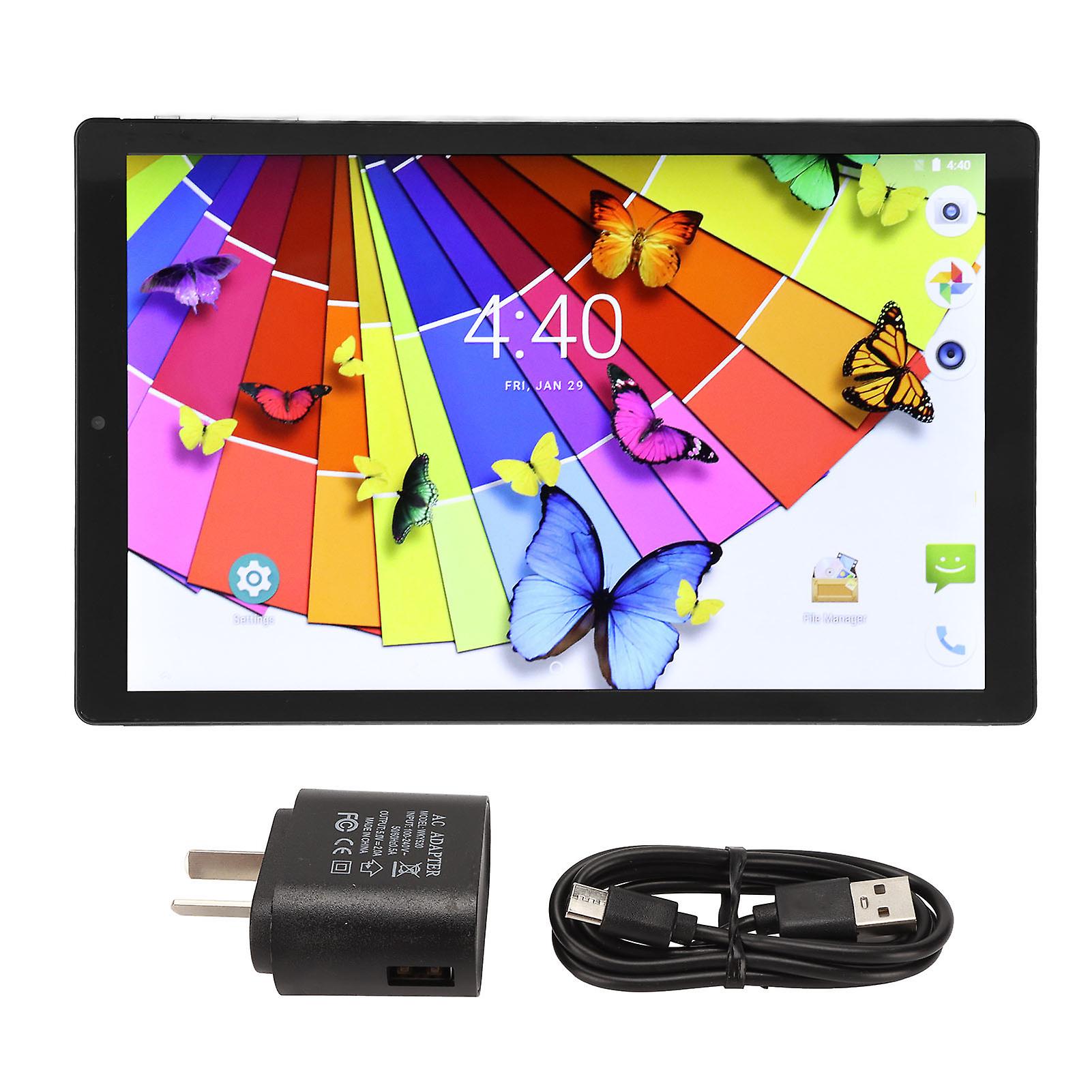Tablet HD IPS Tela 4G Tablet de Chamada de Rede de 10 polegadas 7000mAh Bateria Grande 6G 256G para Android 10 Tablet 100240V AU Plug