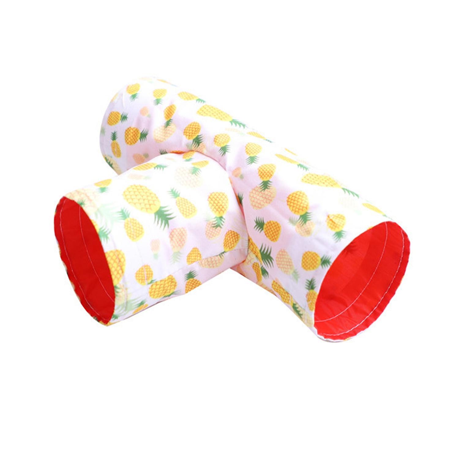 Good Air Permeability Pet Tunnel Large Space Polyester Stress Relieve 3 Way Pet Tunnels Toy for Home