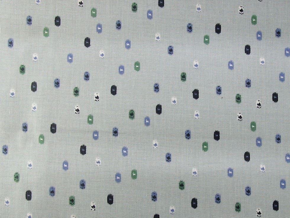 Rico Laminated Cotton Vinyl Fabric Blue - per metre