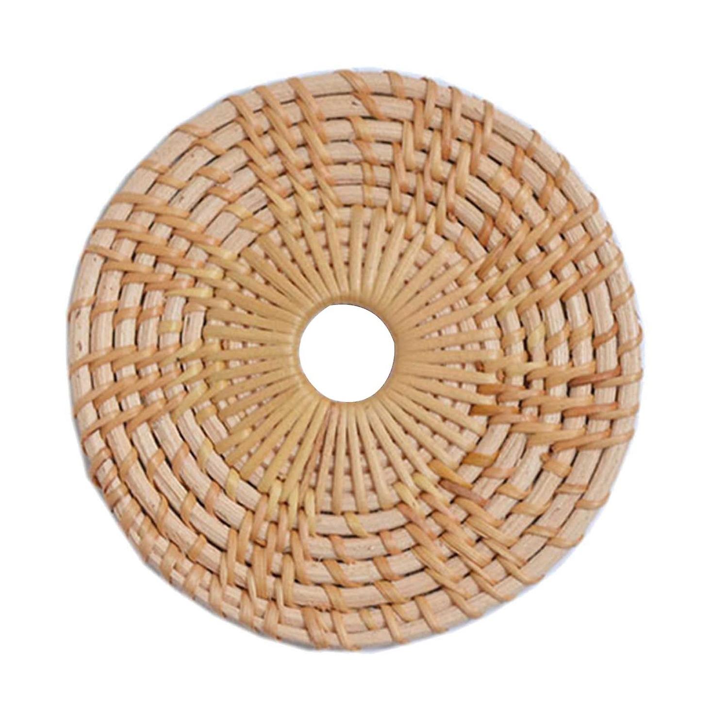 Coaster Solid Color Shooting Props Rattan Decorative Table Mat for Kitchen
