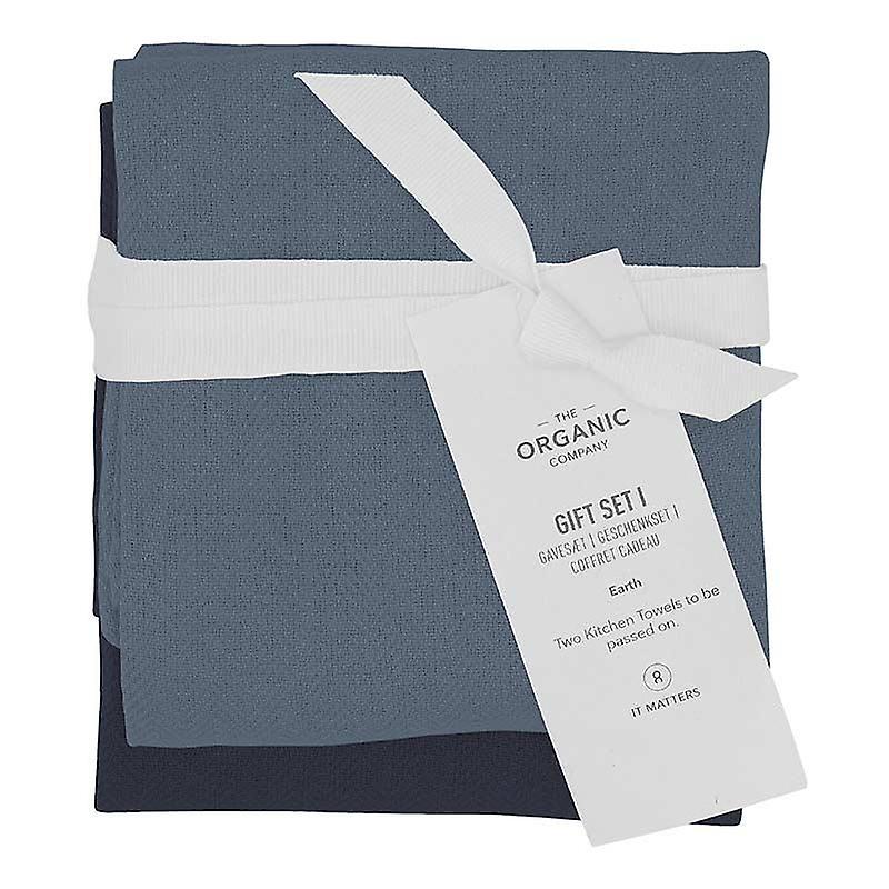 Organic Kitchen Towels Gift Set - Ocean Set