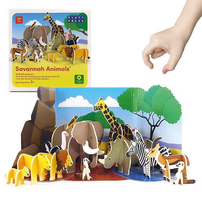 Savannah Animals Eco Friendly Playset