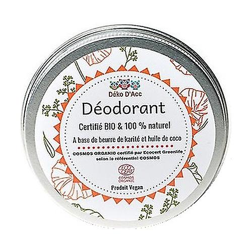 Organic deodorant 100 ml of cream