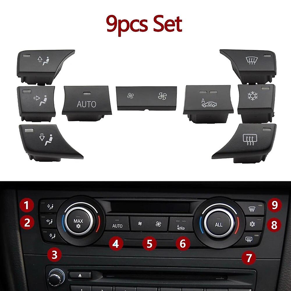 Car Dashboard Air Conditioning Ventilation AC Control Button For BMW 1 3 X1 X3 Series E81 E82 E87 E88 E84 E90 E91 E92 E93 F25~10224