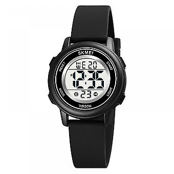 SUJI Kids Digital Sport Wodoodporny zegarek dla dziewczynek Chłopców, Kid Sports Outdoor LED Zegarki elektryczne ze świecącym stoperem alarmowym Zegarek na rękę dla dzieci (Blac