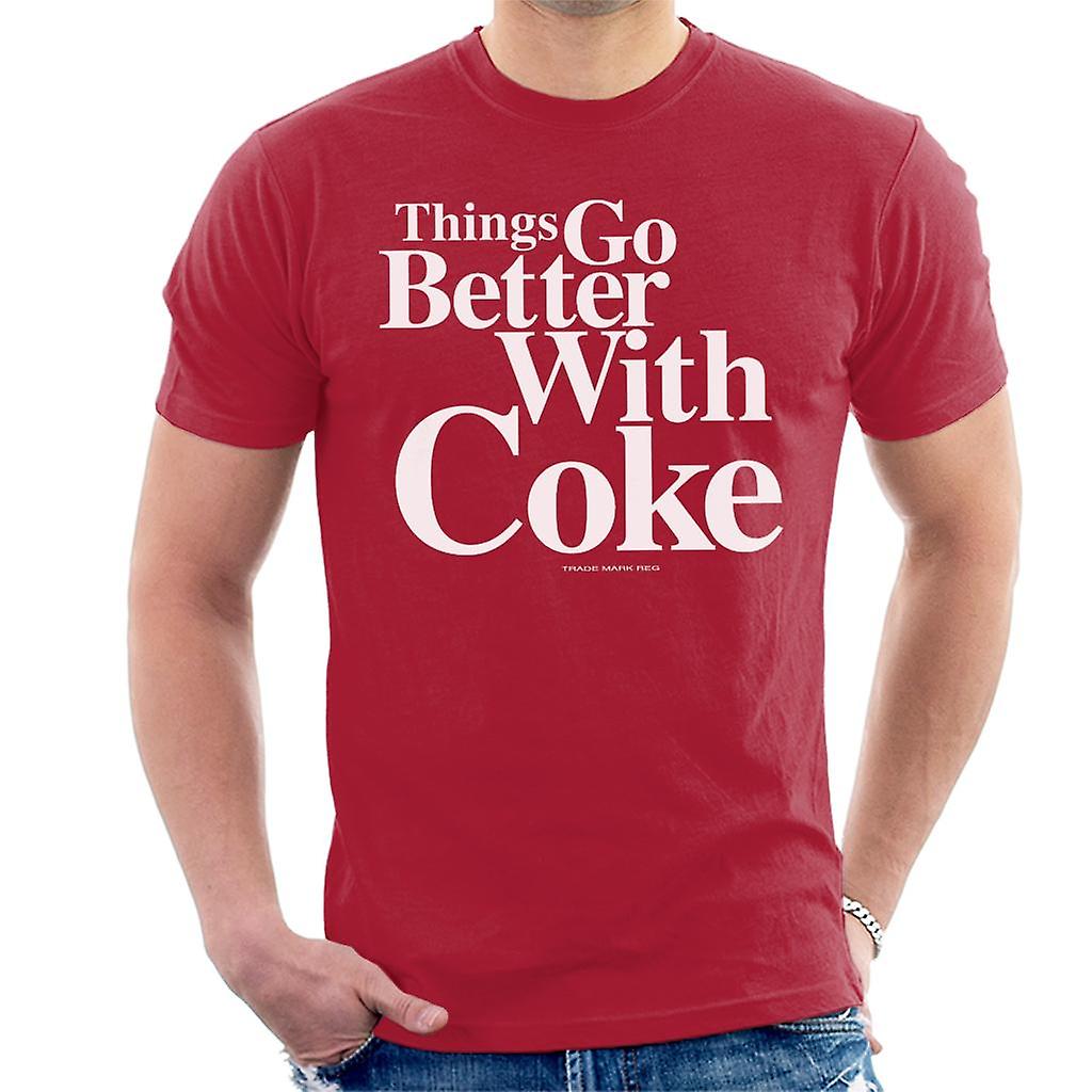 Coca Cola Things Go Better With Coke Men's T-Shirt
