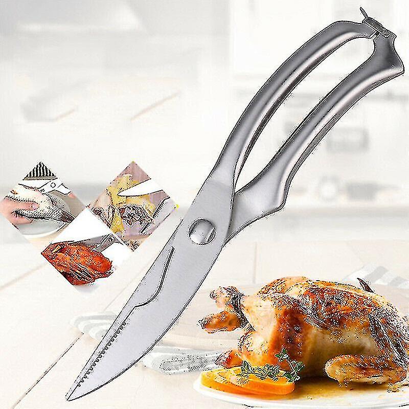 Poultry Scissors Stainless Steel Meat Scissors Scissors Kitchen Scissors Chicken Scissors