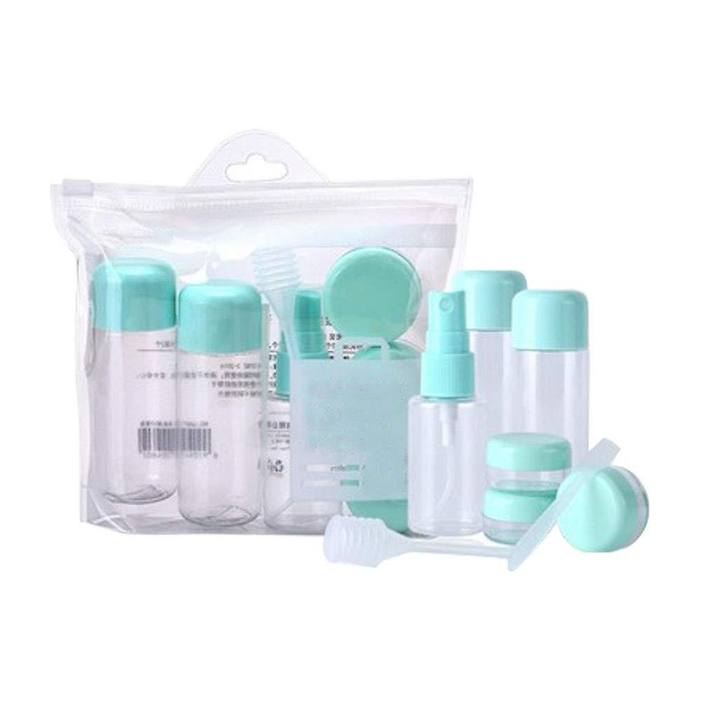 8pcs Transparent Travel Set,Travel Bottle,Liquid Container