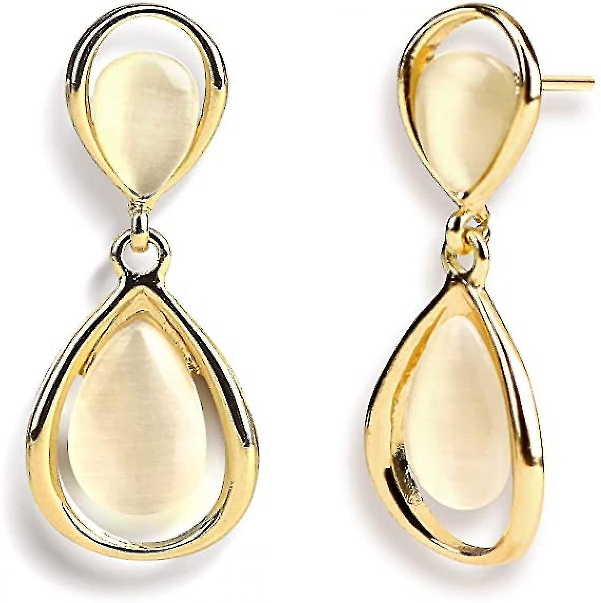 Damen-Perlenohrring-Geschenke für Freundin/Ehefrau/Mutter, Design Perlengold A107-227