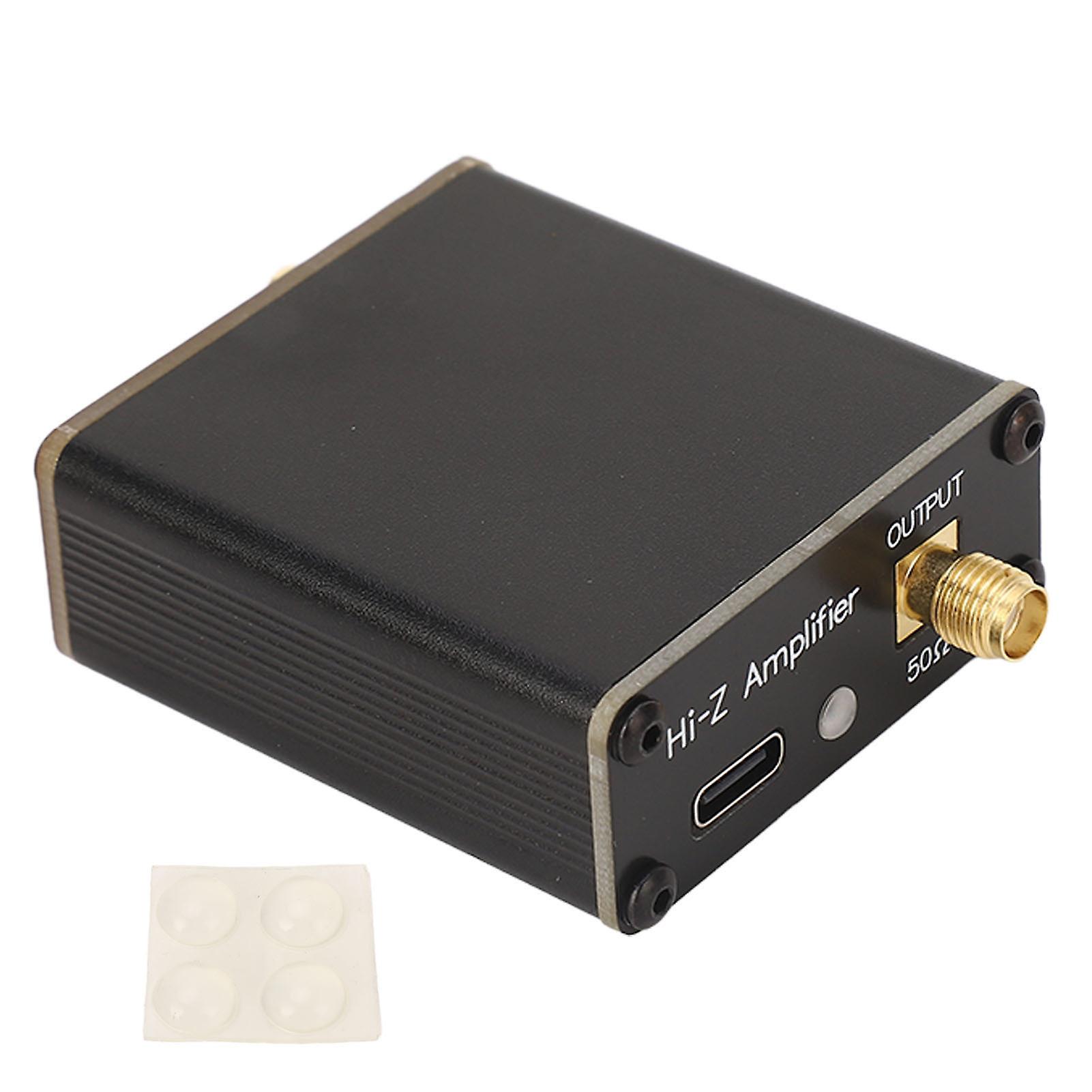 Impedance Amplifier for Radio Intercom, Radio Amplifier Impedance Converter High Low Impedance Conversion Device Built in Battery, 1MΩ to 50Ω