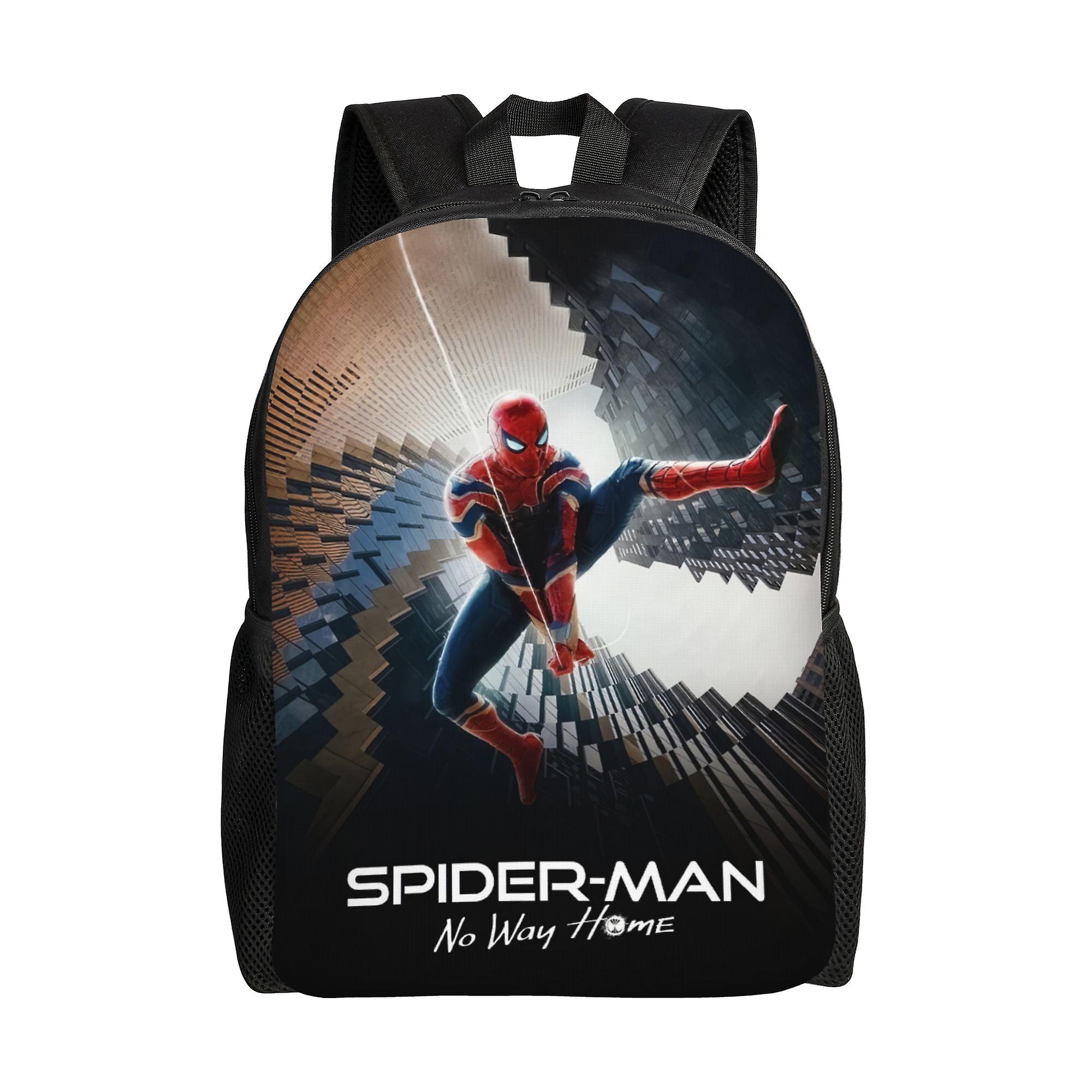 Spider Man Backpack, Adult Kids Simple Lightweight Casual Backpack for Children Student, Travel Backpack Laptop Backpack for College Work Camping