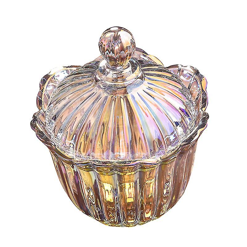 1pcs Glass Snacks Can
