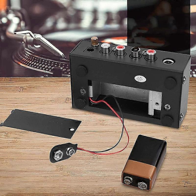 Préampli Phono Bluetooth Mini Préamplificateur Stéréo Avec Adaptateur 12V - Sortie Entrée Audio Pour Platine Vinyle