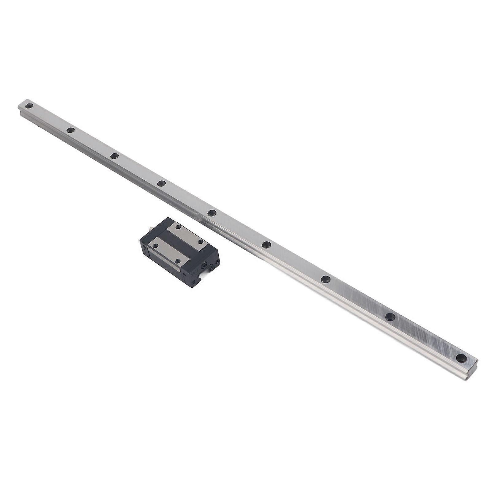 Linear Guide Rail Linear Bearing Slider Kit Ball Bearing Steel Block for 3D Printers and CNC Parts 500mm