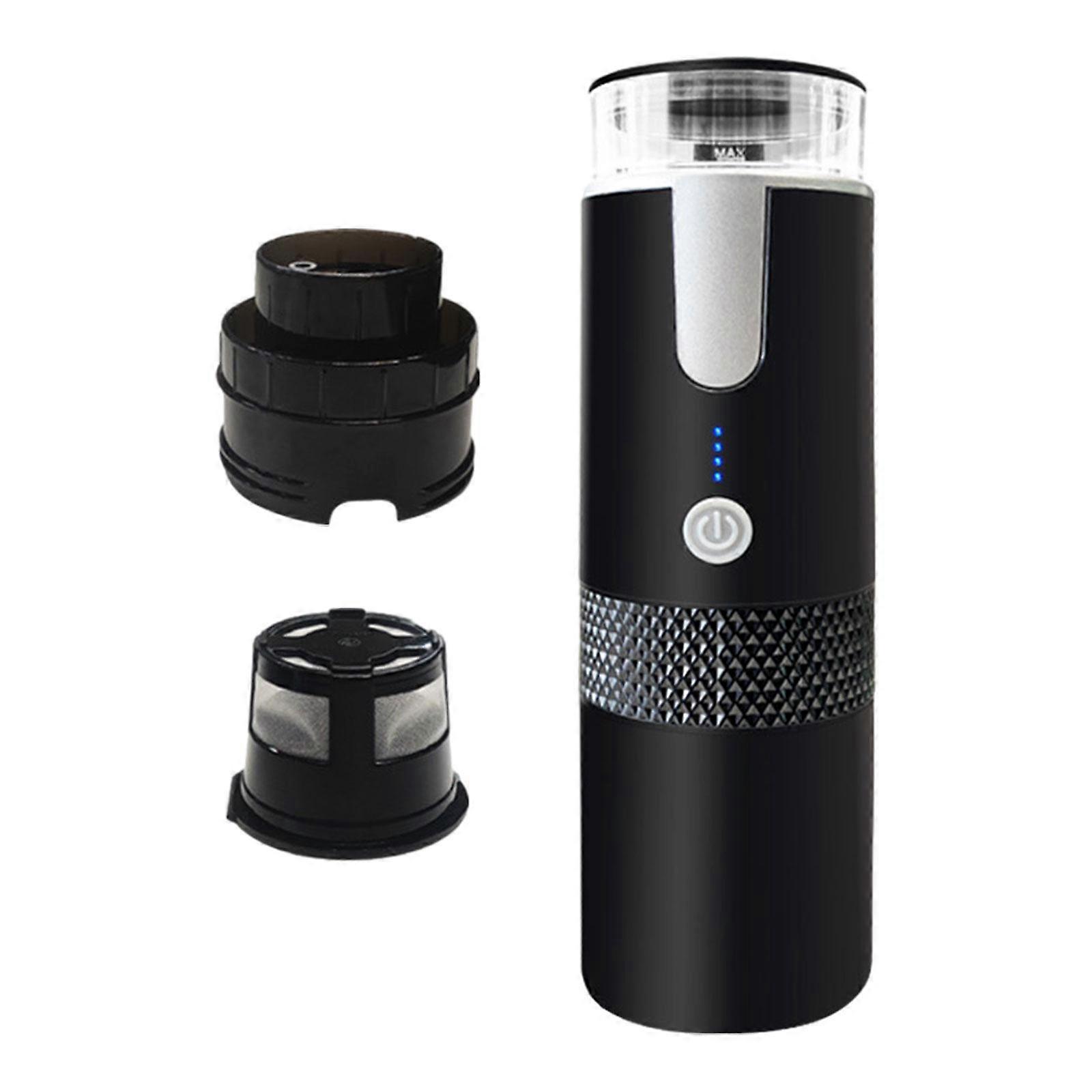 Capsule Coffee Machine Powder Box Espresso Machine for Camping Office Hiking