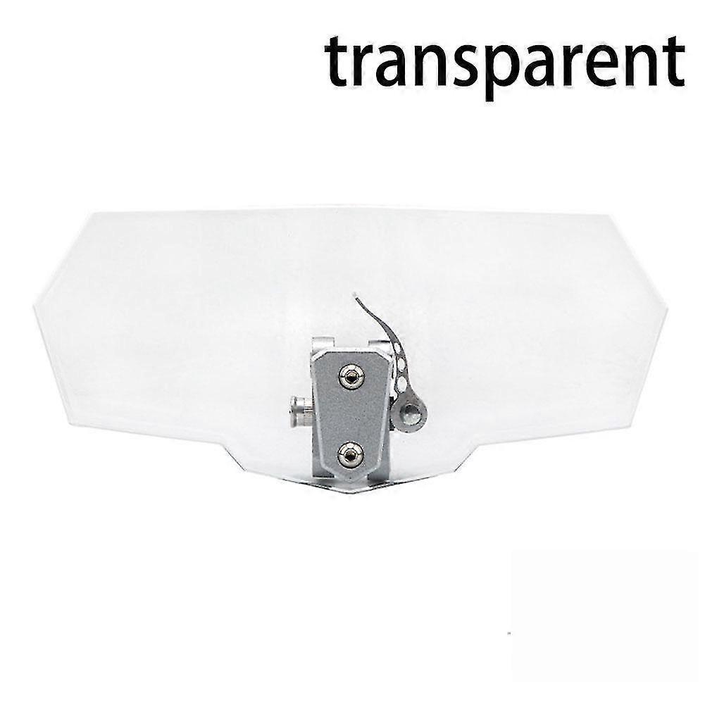 Exquisite Universal Motorcycle Windshield Airflow Adjustable Spoiler Windscreen Extension Heightened Wind Deflector With Bracket Acrylic
