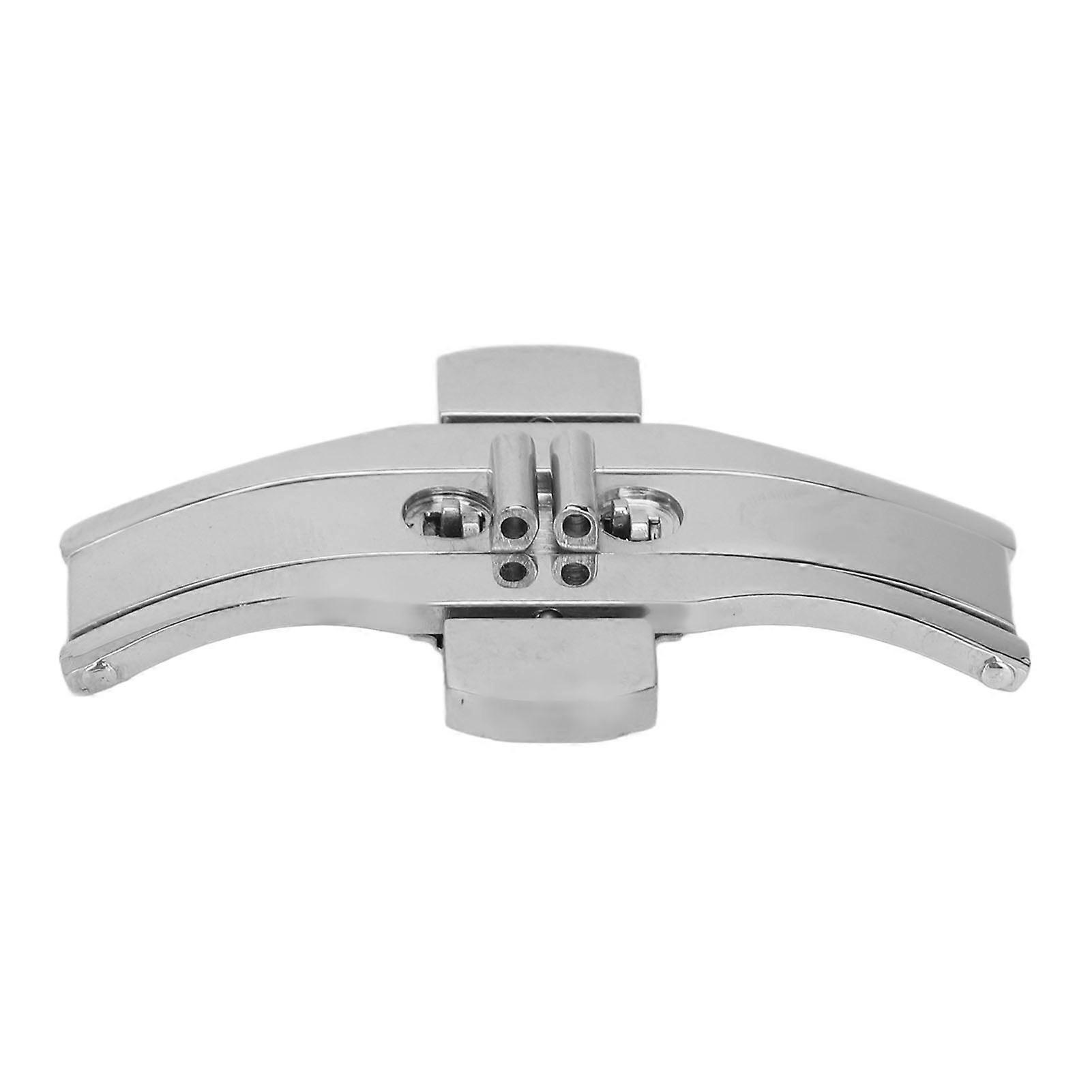 Folding Deployment Clasp Quick Release Universal Solid 304 Stainless Steel Watchband Push Button Buckle