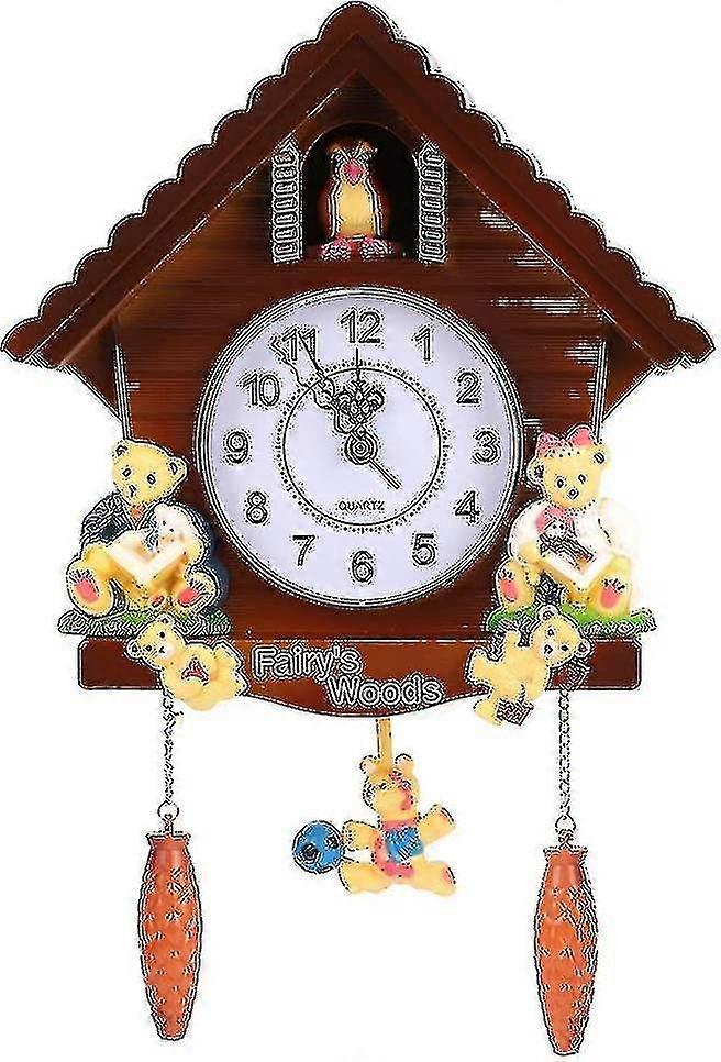 Fantastic Digital Wall Clock, Real Wood Cuckoo Clock With Musical Cuckoo Clock With Quartz Movement For Kitchen, Living Room