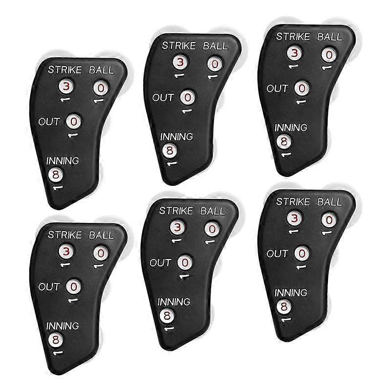 4 Wheel Baseball Umpire Clicker-Umpire Indicator Gear-Practical Baseball Counter Clicker for Scorek