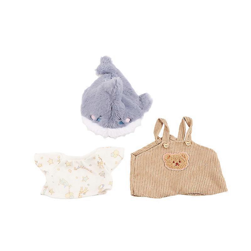 Gosedjurskläder Bedårande fashionabla mjuka plyschtecknade dockkläder för björnar typ 2