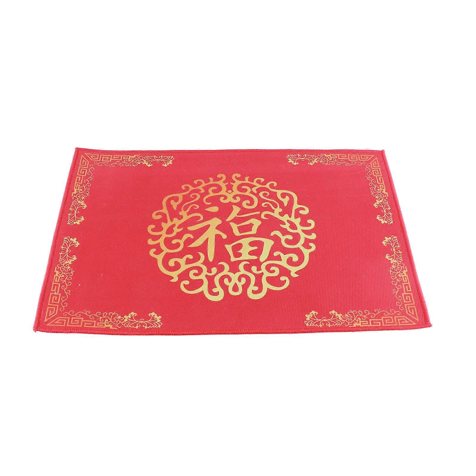 Uudenvuoden punainen kiinalainen lattiamatto ovimatto sisäovimatto