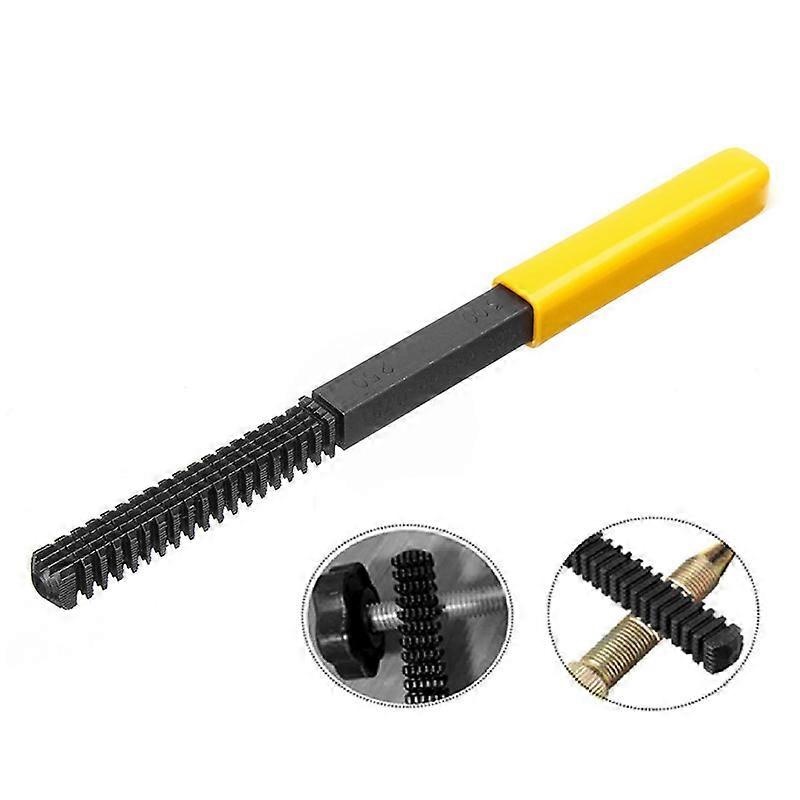 Hand Metal File Thread Repair File Teeth Correction Metric Hardware Mini DIY Tools