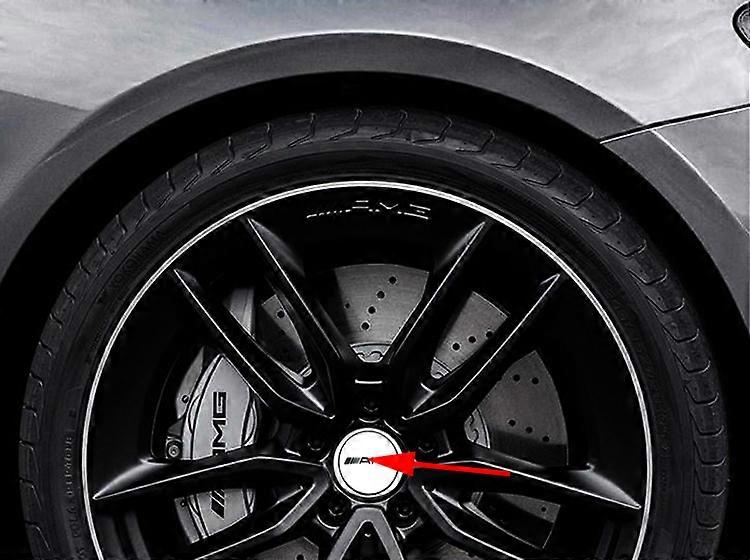 Wheel Center Cap Stickers 4-Pack 56mm For Mercedes Benz - Foto 7