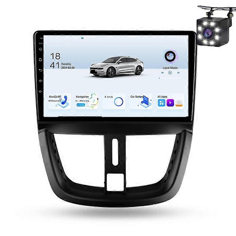 For Peugeot 207 207CC 2006 - 2015 Car Radio Car video players CarPlay Android Auto GPS No 2 din DVD