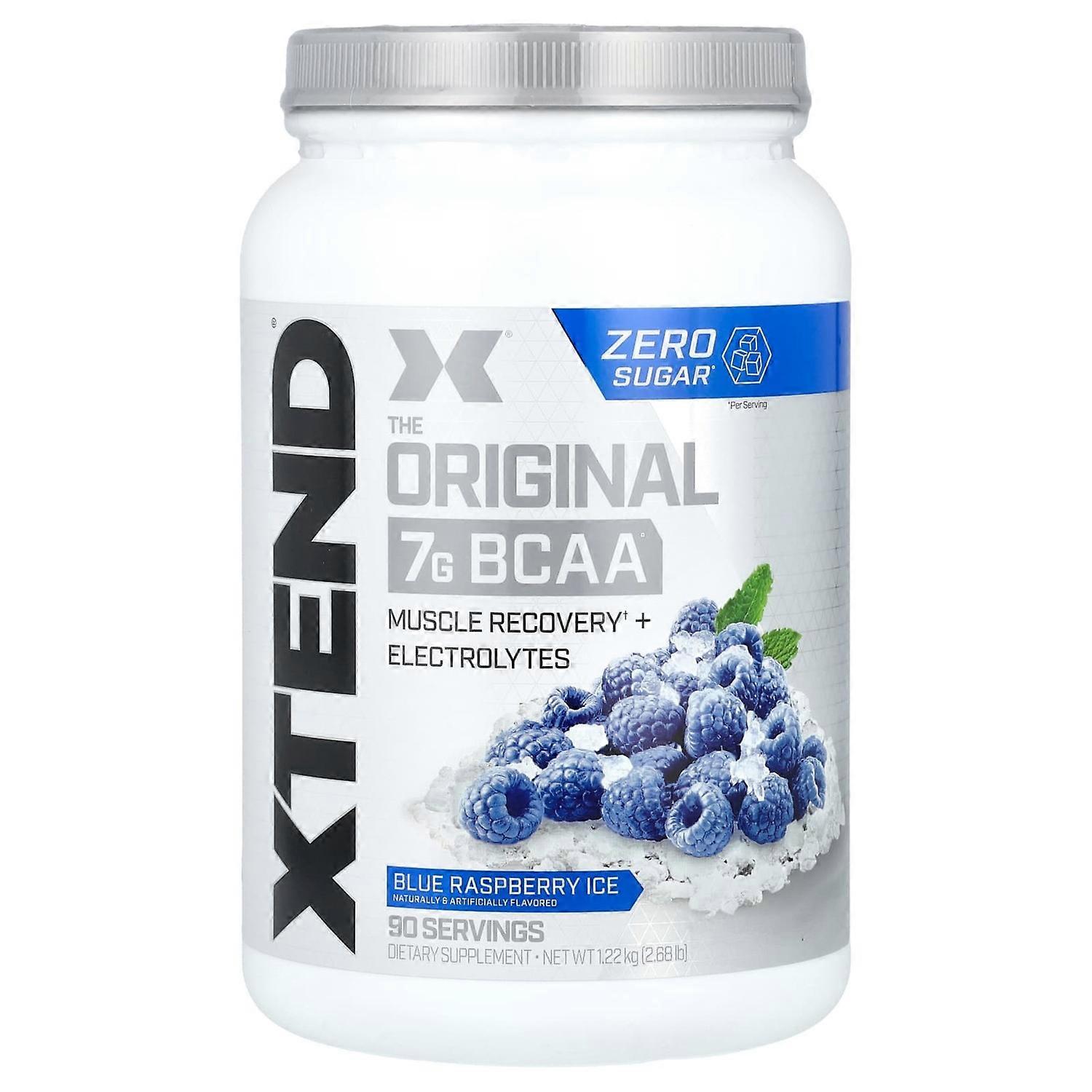Xtend, The Original 7G BCAA, Blue Raspberry Ice, 2.78 lb (1.26 kg)