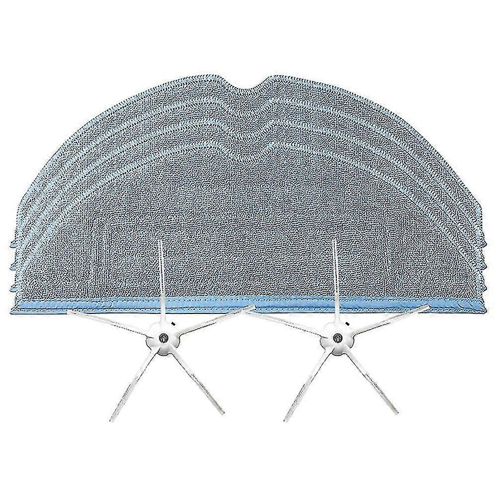 Mop Wipes,side Brush,replacement Pad For Roborock T7s Plus S7(white)