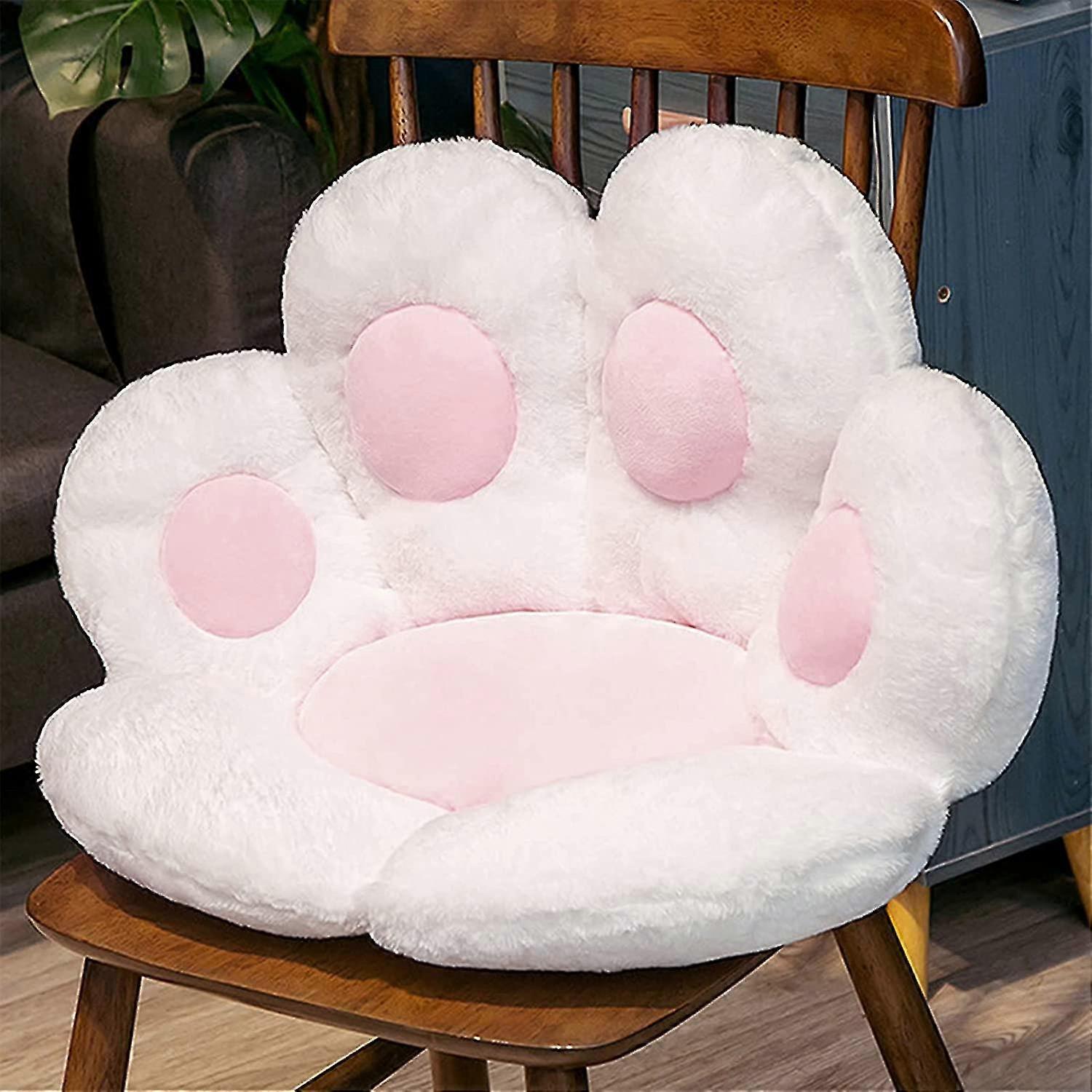 Coussin De Sige De Patte De Chat, Coussin De Chaise Portable Pour Canap Chaise De Bureau En Peluche Paresseux Conu Pour La Maison, Chaude Et Douce Sou