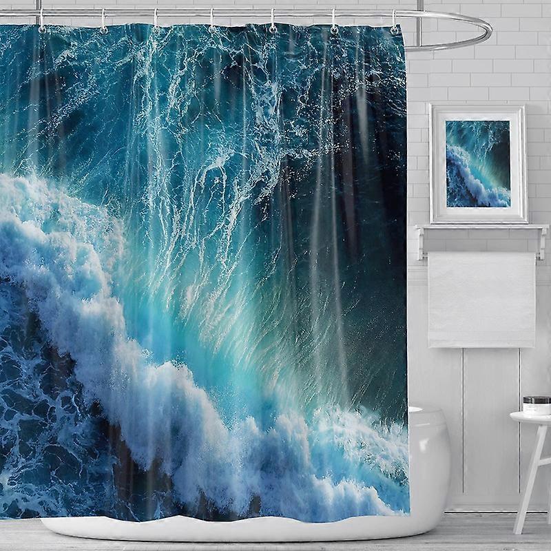 Shower Curtains, Waterproof Polyester Fabric Bathtub Curtain