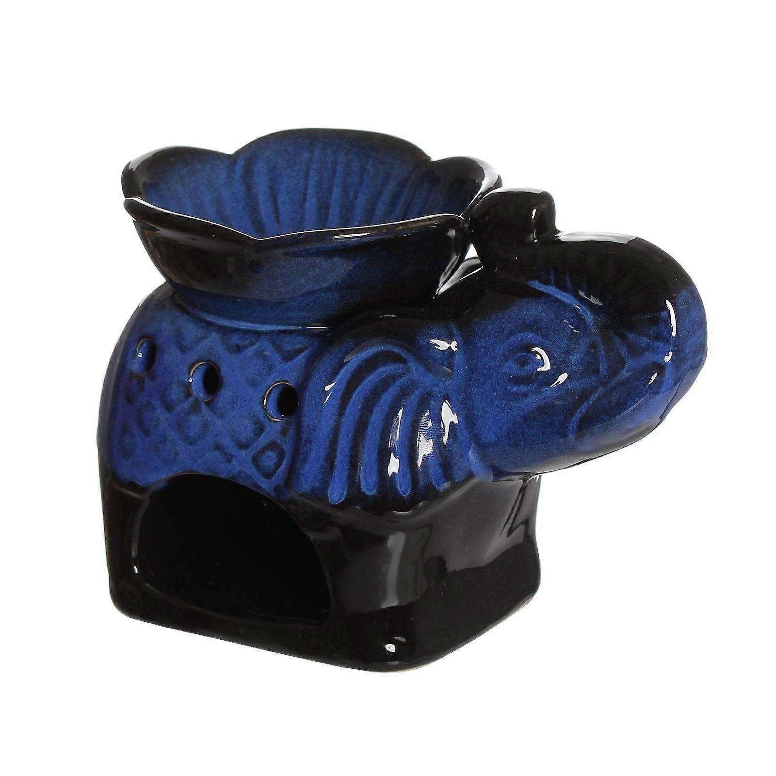 Resin Elephant Ceramic Oil Burner